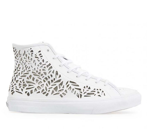 VANS | SK8-HI DECON (CUTOUT)| LEAVES/WHITE (1341232414806)