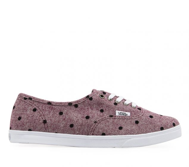 VANS |AUTHENTIC | LO PRO | BURGANDY/WHITE (1341232283734)